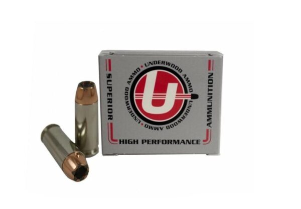 Underwood 10mm Auto 165 Gr. Bonded Jacketed Hollow Point- Box of 20