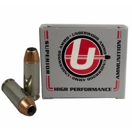 Underwood 10mm Auto 180 Gr. Jacketed Hollow Point- Box of 20
