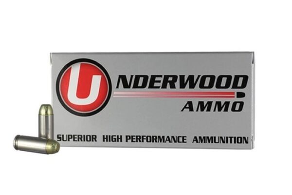 Underwood 10mm Auto 180 Gr. Full Metal Jacket Flat Nose- Box of 50