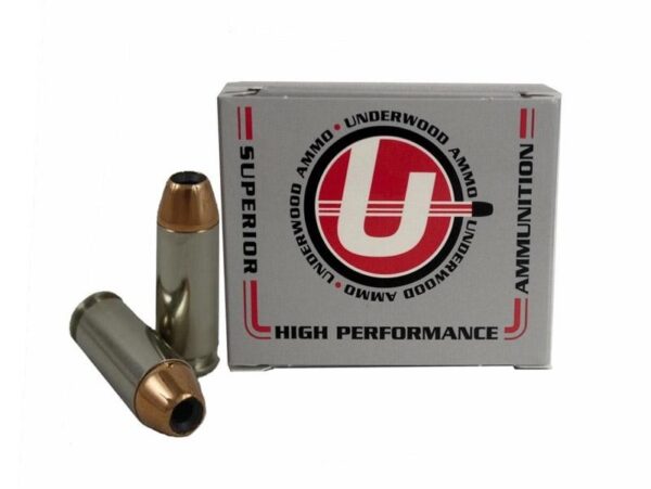 Underwood 10mm Auto 200 Gr. Jacketed Hollow Point- Box of 20