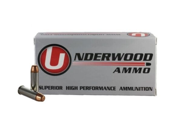 Underwood .44 Remington Magnum 245 Gr. Full Metal Jacket Flat Nose- Box of 50