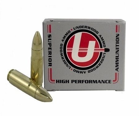 Underwood .458 Socom 300 Gr. Match Solid Point- Box of 20