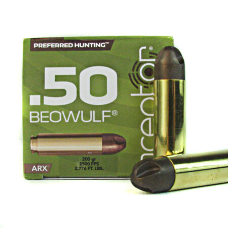 Inceptor Preferred Hunting .50 Beowulf 200 Gr. ARX- Lead Free- Box of 20