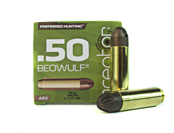 Inceptor Preferred Hunting .50 Beowulf 200 Gr. ARX- Lead Free- Box of 20