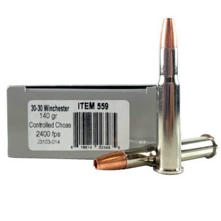 Underwood .30-30 Winchester 140 Gr. Lehigh Defense Controlled Chaos- Lead Free- Box of 20