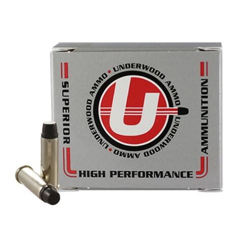 Underwood .38 Special +P 158 Gr. Black Cherry Coated Hard Cast Keith-Type Flat Nose- Box of 20