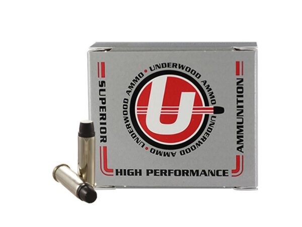 Underwood .38 Special +P 158 Gr. Black Cherry Coated Hard Cast Keith-Type Flat Nose- Box of 20