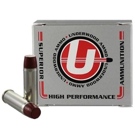 Underwood .454 Casull 360 Gr. Hi-Tek Coated Lead Long Flat Nose- Gas Check- Box of 20