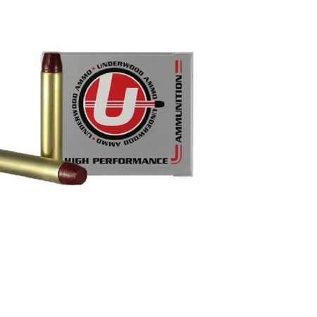 Underwood .444 Marlin 335 Gr. Hi-Tek Coated, Hard Cast Lead Flat Nose- Gas Check- Box of 20