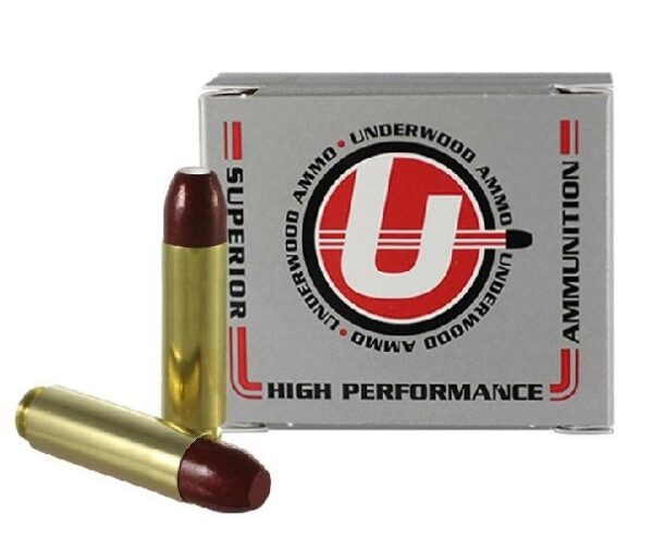 Underwood .50 Beowulf 380 Gr. Hi-Tek Coated, Hard Cast Lead Flat Nose- Gas Check- Box of 20