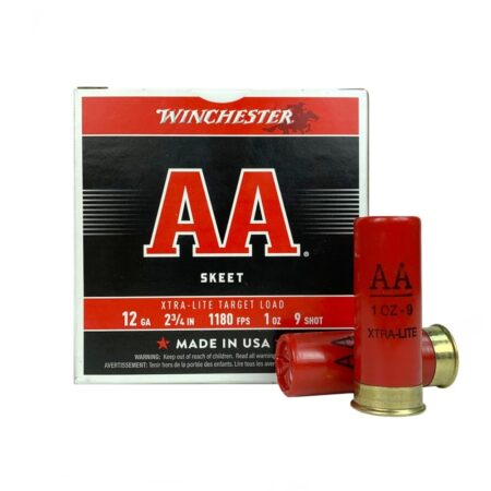 Winchester AA Xtra-Lite Skeet 12 Gauge 2-3/4" 1 oz #9 Shot- Box of 25
