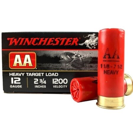 Winchester AA Heavy Target Load 12 Gauge 2-3/4" 1-1/8 oz #7-1/2 Shot- Box of 25