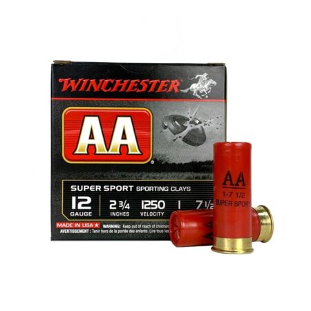 Winchester AA Super Sport 12 Gauge 2-3/4" 1 oz #7-1/2 Shot- Box of 25