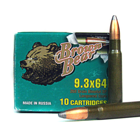 Brown Bear 9.3x64 268 Gr. SP (Bi-Metal)- Box of 10