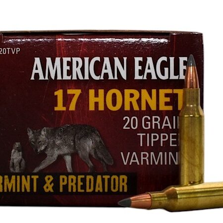 Federal American Eagle Varmint & Predator .17 Hornet 20 Gr. Tipped Varmint JHP- Box of 50