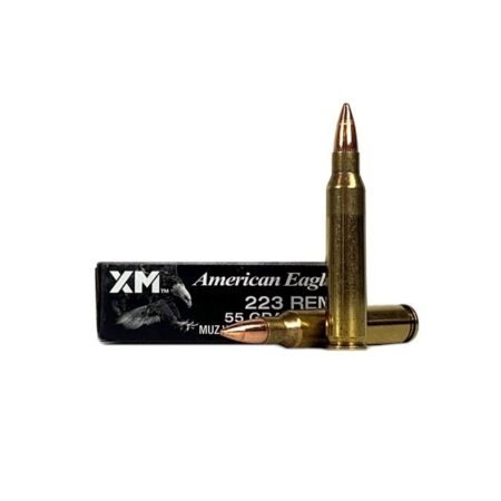 Federal American Eagle XM .223 Remington 55 Gr. Full Metal Jacket Boat Tail- Box of 20