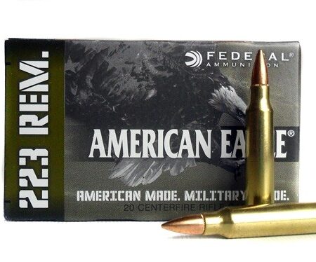 Federal American Eagle .223 Remington 55 Gr. Full Metal Jacket- Box of 20