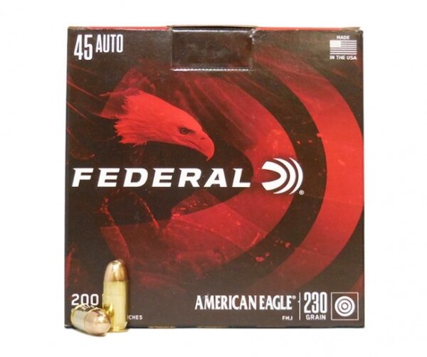 Federal American Eagle .45 ACP 230 Gr. Full Metal Jacket- Box of 200