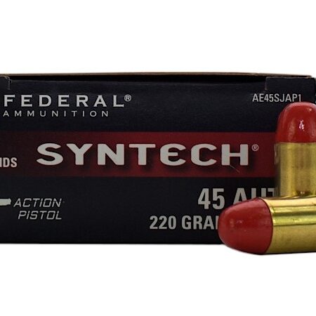 Federal Syntech Action Pistol .45 ACP 230 Gr. Syntech Jacketed Round Nose- Box of 50