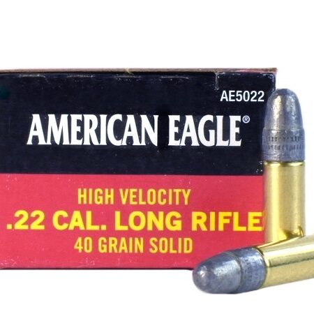 Federal American Eagle .22 Long Rifle 40 Gr. High Velocity Lead Round Nose- Box of 50