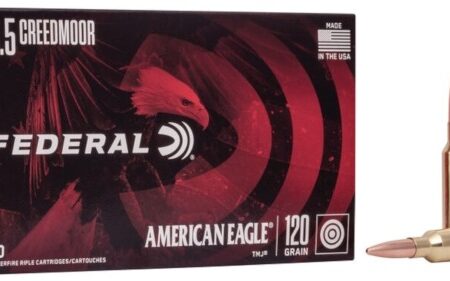 Federal American Eagle 6.5 Creedmoor 120 Gr. Total Metal Jacket- Box of 20