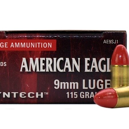 Federal Syntech Range 9mm Luger 115 Gr. Syntech Jacketed Round Nose- Box of 50