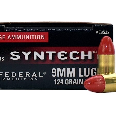 Federal Syntech Range 9mm Luger 124 Gr. Syntech Jacketed Round Nose- Box of 50