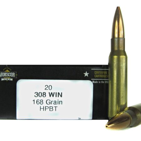 Armscor .308 Winchester 168 Gr. Hollow Point Boat Tail- Box of 20
