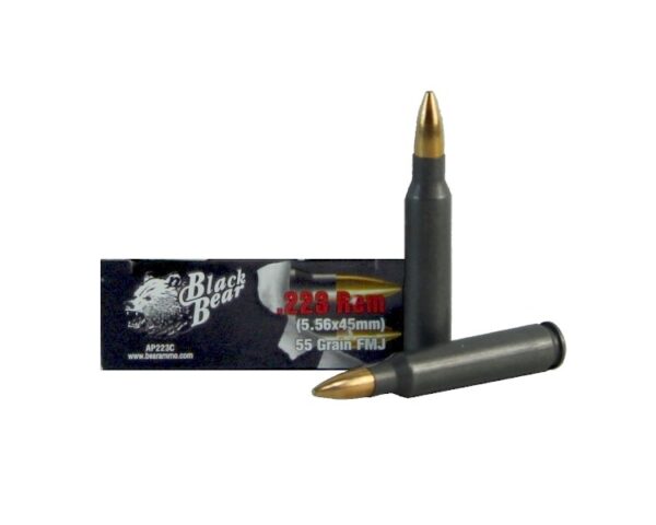 Black Bear .223 Remington 55 Gr. FMJ (Bi-Metal)- Box of 20