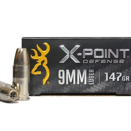 Browning X-Point Defense 9mm Luger 147 Gr. X-Point Hollow Point- Box of 20