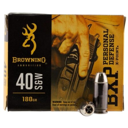 Browning BXP Personal Defense .40 S&W 180 Gr. X-Point Hollow Point- Box of 20