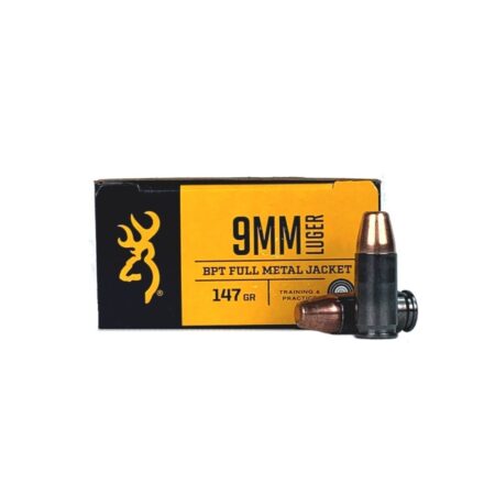 Browning Performance Target 9mm Luger 147 Gr. BPT Full Metal Jacket- Box of 50