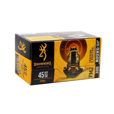 Browning Training & Practice .45 ACP 230 Gr. Full Metal Jacket- Value Pack of 100