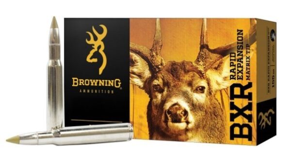 Browning BXR .270 Winchester 134 Gr. BXR Rapid Expansion Matrix Tip- Box of 20