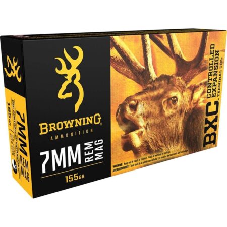 Browning BXC 7mm Remington Magnum 155 Gr. BXC Terminal Tip- Box of 20