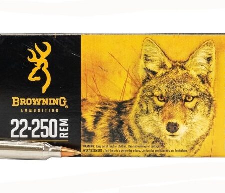 Browning BXV Predator & Varmint 22-250 Remington 50 Gr. BXV Varmint Expansion Polymer Tip- Box of 20