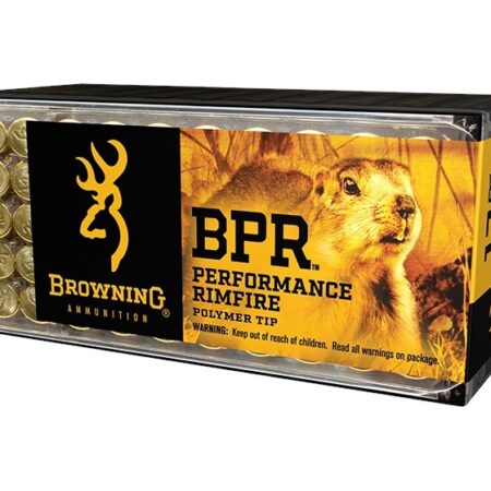 Browning BPR .17 Hornady Magnum Rimfire (HMR) 17 Gr. BPR Polymer Tip- Box of 50