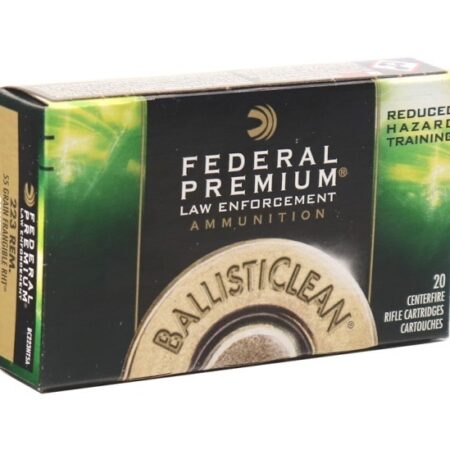 Federal BallistiClean .223 Remington 55 Gr. RHT Frangible- Lead Free- Box of 20