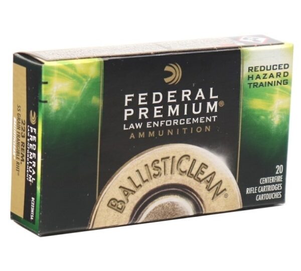 Federal BallistiClean .223 Remington 55 Gr. RHT Frangible- Lead Free- Box of 20