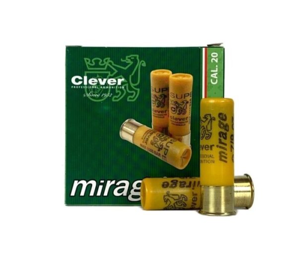 Clever Mirage Super Target 20 Gauge 2-3/4" 7/8 oz #9 Shot- Box of 25