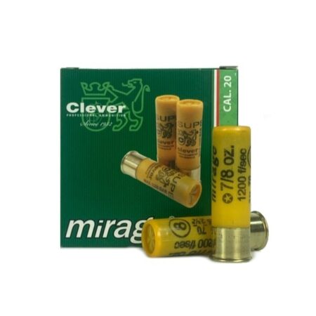 Clever Mirage Super Target 20 Gauge 2-3/4" 7/8 oz #8 Shot- Box of 25