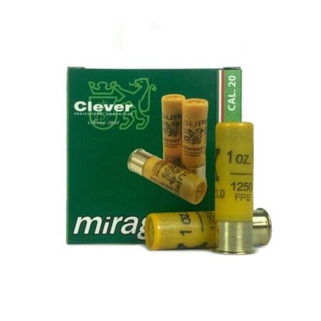 Clever Mirage T3 Heavy Field 20 Gauge 2-3/4" 1 oz #6 Shot- Box of 25