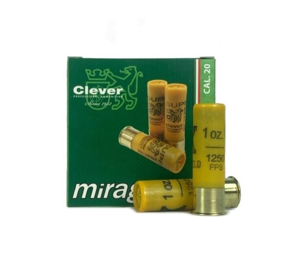 Clever Mirage T3 Heavy Field 20 Gauge 2-3/4" 1 oz #6 Shot- Box of 25