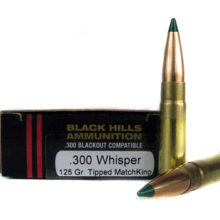 Black Hills .300 Blackout 125 Gr. Sierra Tipped MatchKing- Box of 20