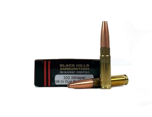 Black Hills .300 Blackout 198 Gr. Solid Copper Dual Performance Hollow Point- Box of 20