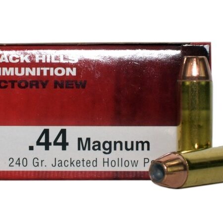 Black Hills .44 Remington Magnum 240 Gr. Jacketed Hollow Point- Box of 50