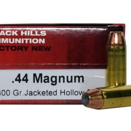 Black Hills .44 Remington Magnum 300 Gr. Jacketed Hollow Point- Box of 50