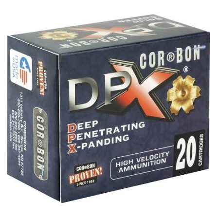 Cor-Bon .38 Special +P 110 Gr. DPX Barrier-Blind Hollow Point- Lead Free- Box of 20