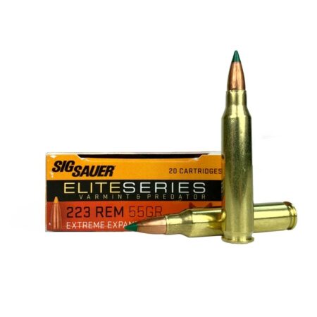 SIG SAUER Elite Series Varmint & Predator .223 Remington 55 Gr. Extreme Expansion Sierra Blitzking- Box of 20