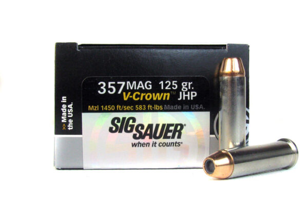 SIG SAUER Elite Performance .357 Magnum 125 Gr. V-Crown JHP- Box of 20